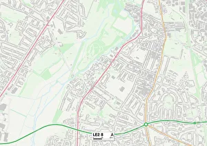 Leicester LE2 8 Map