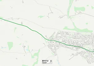 Monks Close Prints: Mid Devon EX17 2 Map