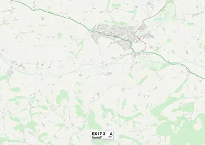 Mid Devon EX17 3 Map