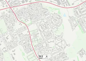 Marshall Avenue Prints: Middlesbrough TS3 9 Map