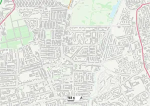 Rochester Road Prints: Middlesbrough TS5 6 Map