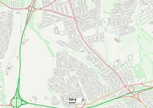 Welland Close Prints: Middlesbrough TS5 8 Map