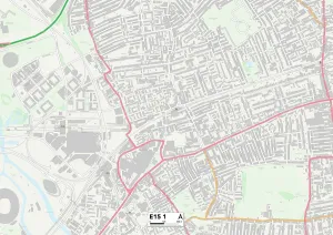 Newham E15 1 Map