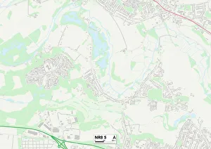 Fairway Prints: Norfolk NR8 5 Map