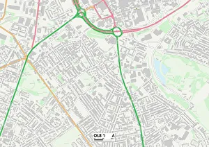 OL - Oldham Prints: Oldham OL8 1 Map
