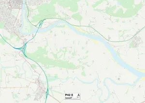 Harbour Road Prints: Perth and Kinross PH2 8 Map