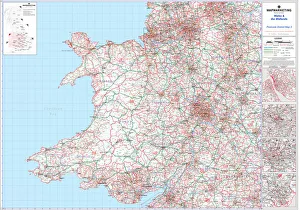 Postcode District Map sheet 3 Wales and the Midlands