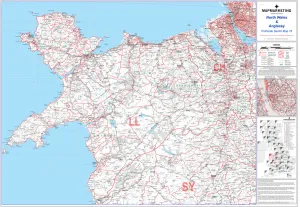 Postcode Sector Map sheet 16 North Wales and Anglesey