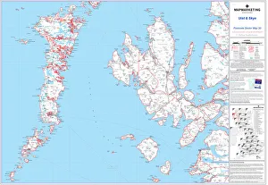 Postcode Sector Map sheet 30 Uist and Skye