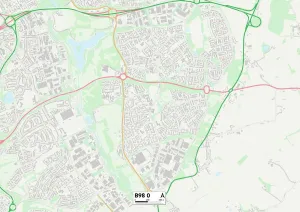 Kendal Close Prints: Redditch B98 0 Map