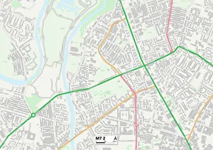 Grove Street Prints: Salford M7 2 Map