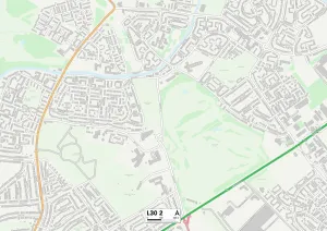 Westmorland Avenue Prints: Sefton L30 2 Map
