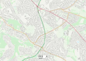 Common Side Prints: Sheffield S12 2 Map