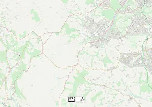 Chatsworth Road Prints: Sheffield S17 3 Map