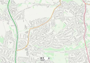 Hillside Avenue Prints: Sheffield S5 9 Map