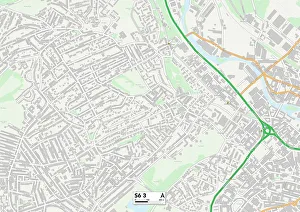 Albion Street Prints: Sheffield S6 3 Map