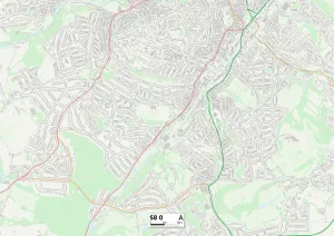 Florence Road Prints: Sheffield S8 0 Map