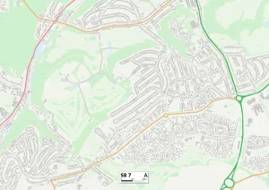 Fox Lane Prints: Sheffield S8 7 Map