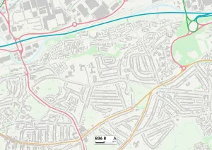Oakdale Road Prints: Solihull B36 8 Map