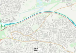 Bradford Road Prints: Solihull B36 9 Map
