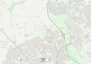 Stockton-on-Tees TS20 1 Map Stockton-on-Tees TS20 1 Map