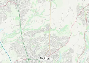 Ash Close Prints: Tameside OL6 8 Map