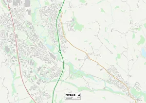 St Brides Close Prints: Torfaen NP44 8 Map
