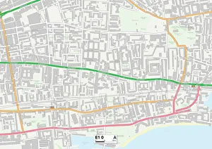 Head Street Prints: Tower Hamlets E1 0 Map