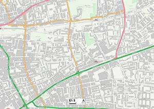 Selby Street Prints: Tower Hamlets E1 5 Map