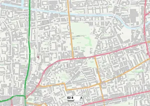 Dawson Street Prints: Tower Hamlets E2 8 Map