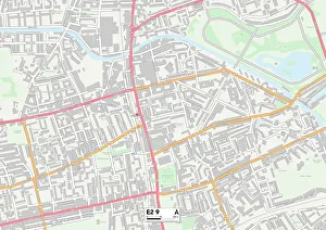 Bishops Way Prints: Tower Hamlets E2 9 Map