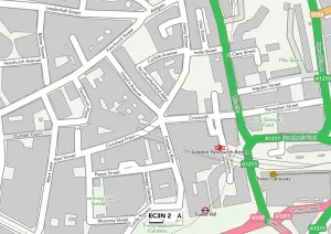 Tower Hamlets EC3N 2 Map