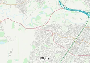 Magnolia Close Prints: Trafford M33 5 Map