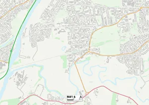The Village Prints: Trafford M41 6 Map