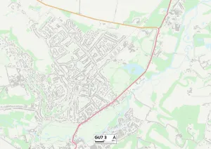 St Johns Street Prints: Waverley GU7 3 Map