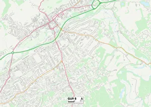 Lancaster Avenue Prints: Waverley GU9 8 Map