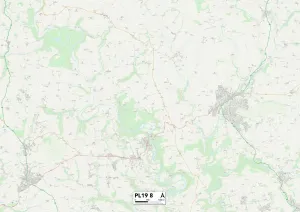 West Devon PL19 8 Map