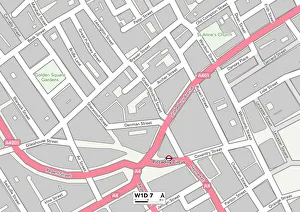 Westminster W1D 7 Map