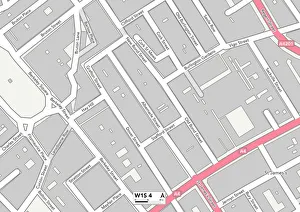 Stafford Street Prints: Westminster W1S 4 Map