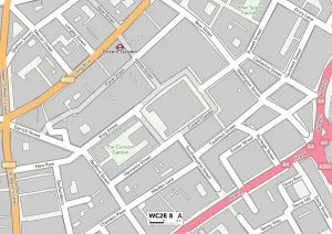 Westminster WC2E 8 Map