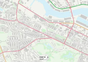 Dawson Avenue Prints: Wirral CH41 8 Map