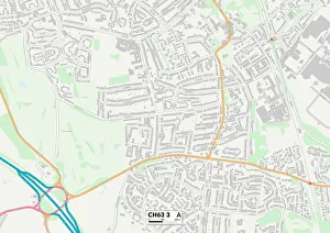 Stevenson Drive Prints: Wirral CH63 3 Map