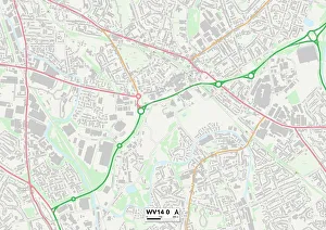 Chapel Street Prints: Wolverhampton WV14 0 Map