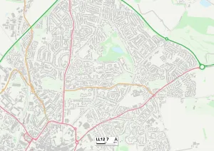Wrexham LL12 7 Map