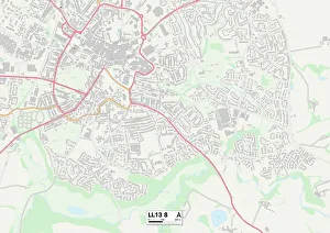 Wrexham LL13 8 Map